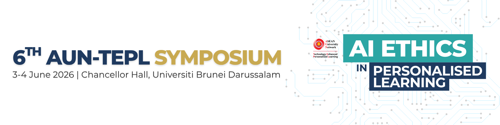 6th AUN-TEPL Symposium Banner